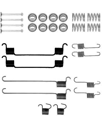 HELLA PAGID Tarvikesarja, jarrukengät 8DZ 355 200-981